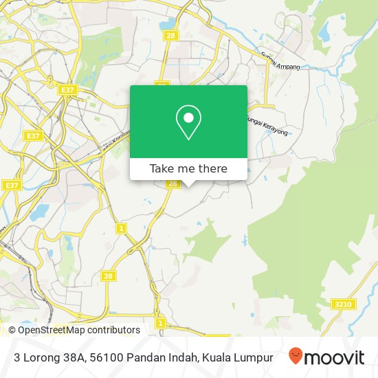 3 Lorong 38A, 56100 Pandan Indah map