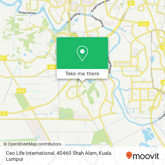 Ceo Life International, 40460 Shah Alam map