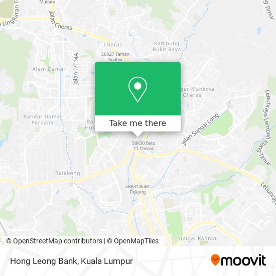 Hong Leong Bank map