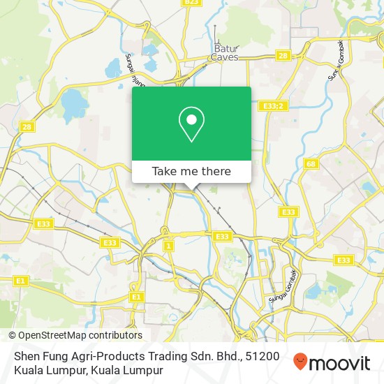 Shen Fung Agri-Products Trading Sdn. Bhd., 51200 Kuala Lumpur map
