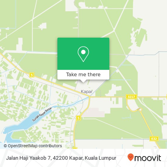 Peta Jalan Haji Yaakob 7, 42200 Kapar