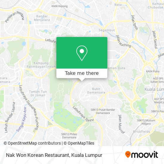 Peta Nak Won Korean Restaurant