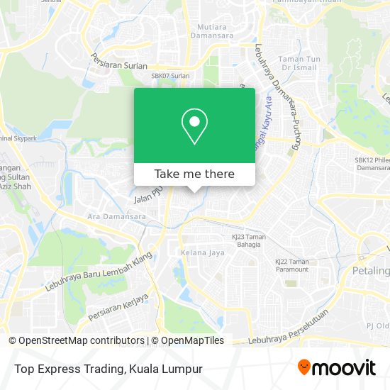 Top Express Trading map