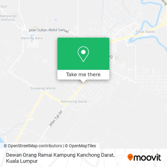 Peta Dewan Orang Ramai Kampung Kanchong Darat