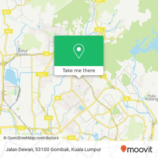 Jalan Dewan, 53100 Gombak map