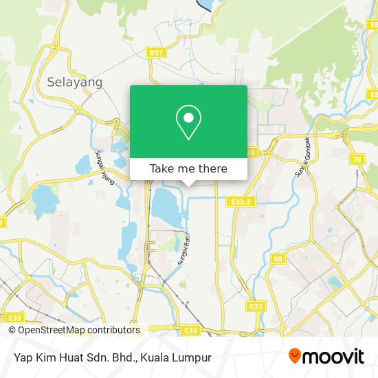 Yap Kim Huat Sdn. Bhd. map