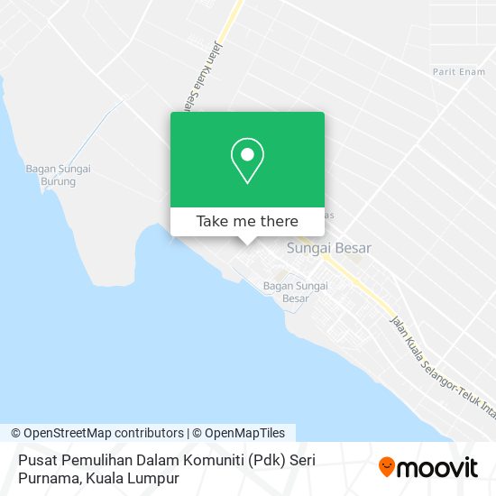 Peta Pusat Pemulihan Dalam Komuniti (Pdk) Seri Purnama