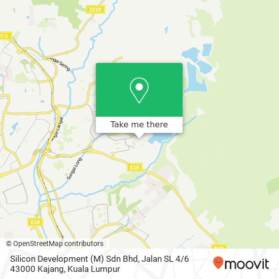 Silicon Development (M) Sdn Bhd, Jalan SL 4 / 6 43000 Kajang map