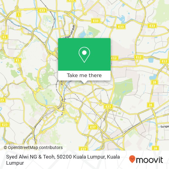 Syed Alwi NG & Teoh, 50200 Kuala Lumpur map