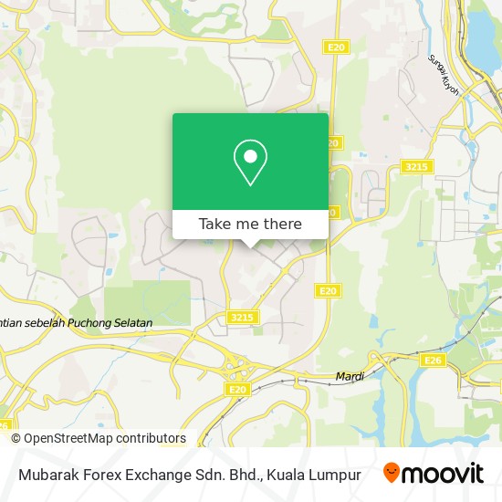 Mubarak Forex Exchange Sdn. Bhd. map