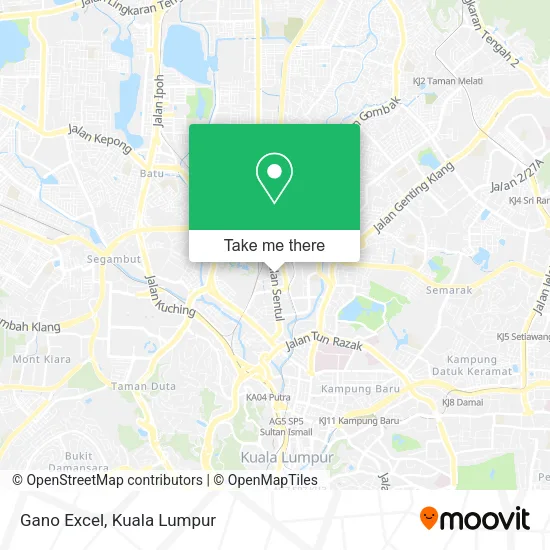 Gano Excel map