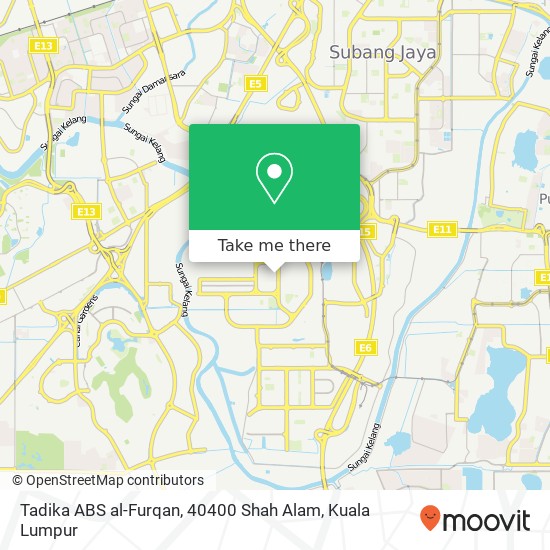 Tadika ABS al-Furqan, 40400 Shah Alam map