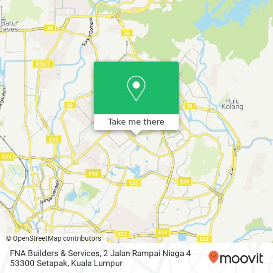 FNA Builders & Services, 2 Jalan Rampai Niaga 4 53300 Setapak map