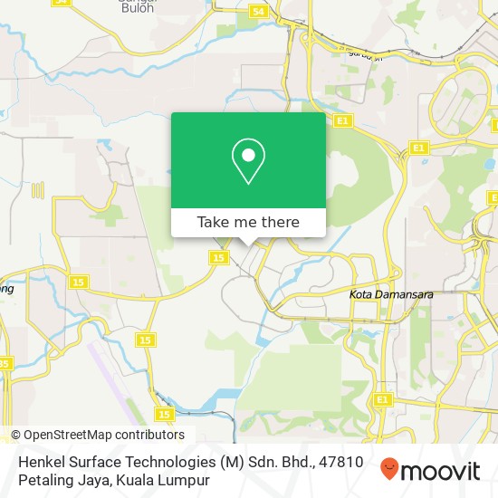 Henkel Surface Technologies (M) Sdn. Bhd., 47810 Petaling Jaya map