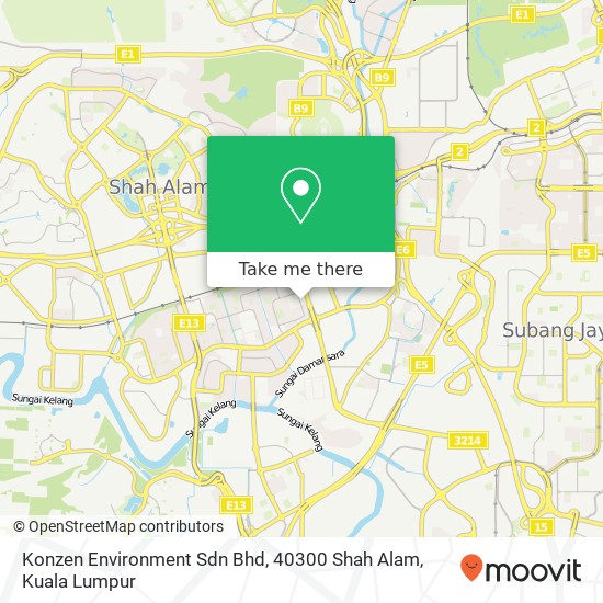 Peta Konzen Environment Sdn Bhd, 40300 Shah Alam