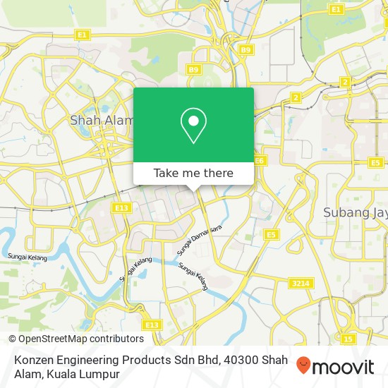 Konzen Engineering Products Sdn Bhd, 40300 Shah Alam map