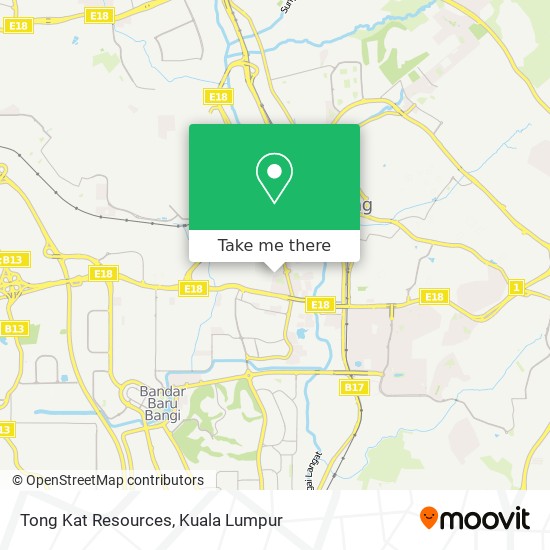 Tong Kat Resources map