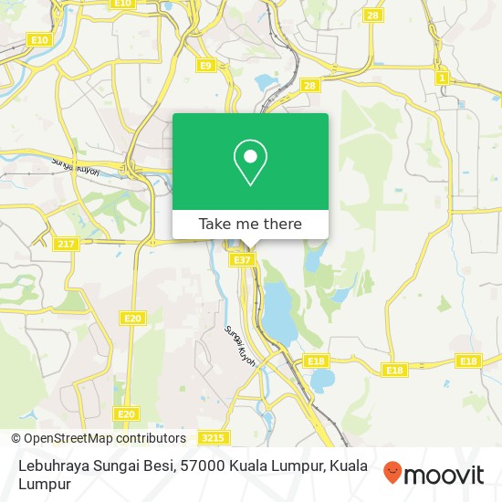 Lebuhraya Sungai Besi, 57000 Kuala Lumpur map