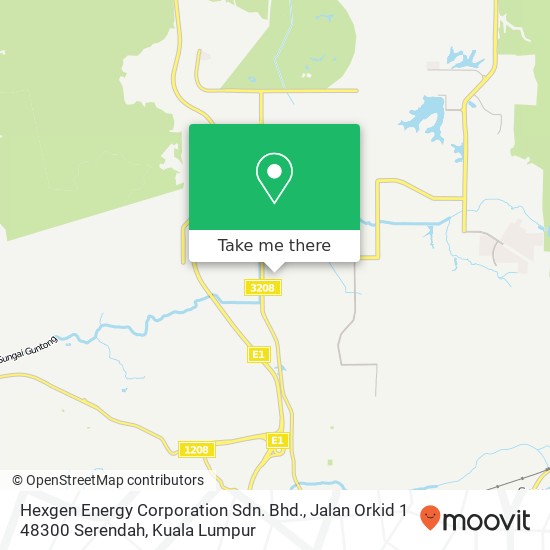 Peta Hexgen Energy Corporation Sdn. Bhd., Jalan Orkid 1 48300 Serendah