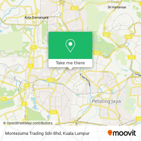 Montezuma Trading Sdn Bhd map