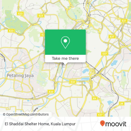 El Shaddai Shelter Home map