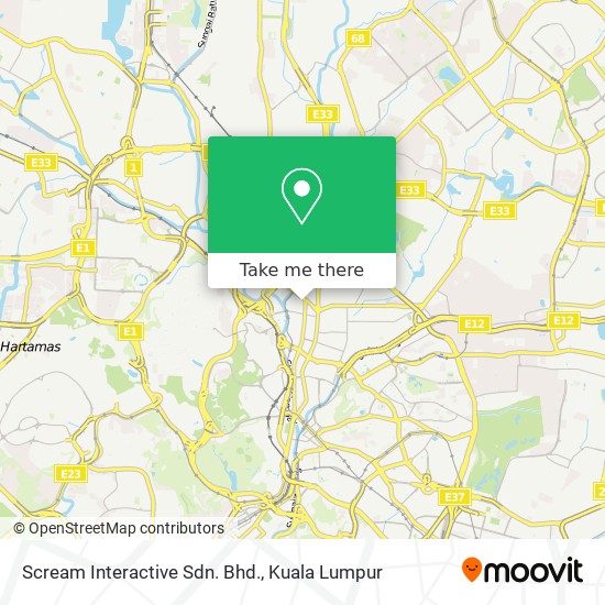 Scream Interactive Sdn. Bhd. map