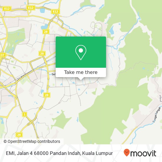 Peta EMI, Jalan 4 68000 Pandan Indah