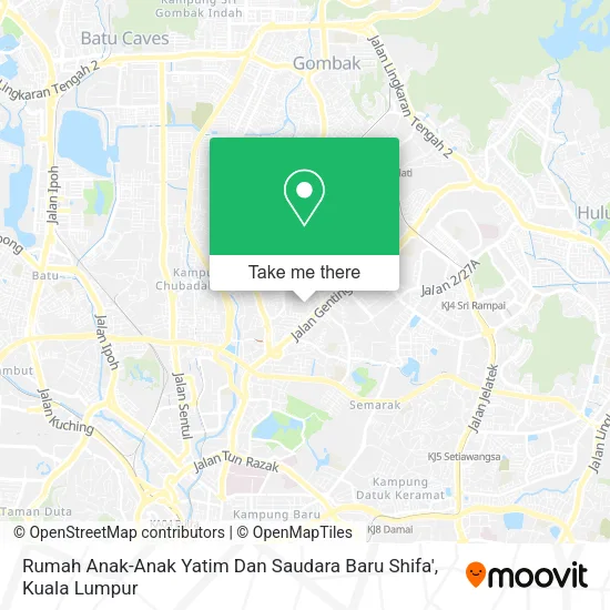 Rumah Anak-Anak Yatim Dan Saudara Baru Shifa' map