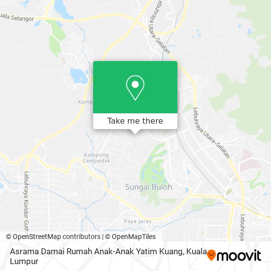 Asrama Damai Rumah Anak-Anak Yatim Kuang map