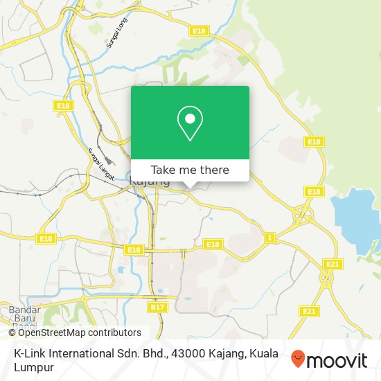 K-Link International Sdn. Bhd., 43000 Kajang map