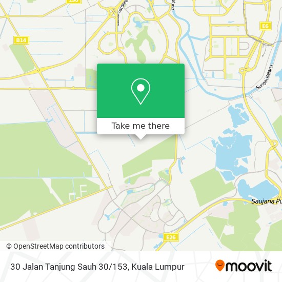 Peta 30 Jalan Tanjung Sauh 30/153