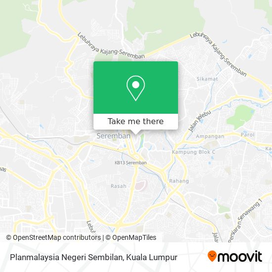Peta Planmalaysia Negeri Sembilan