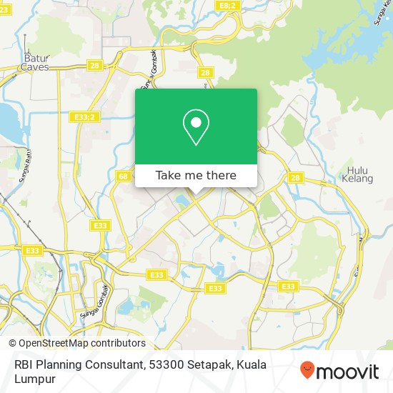 RBI Planning Consultant, 53300 Setapak map