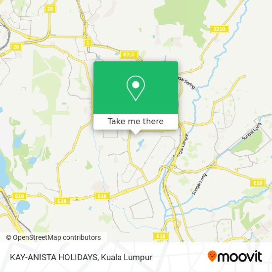 KAY-ANISTA HOLIDAYS map