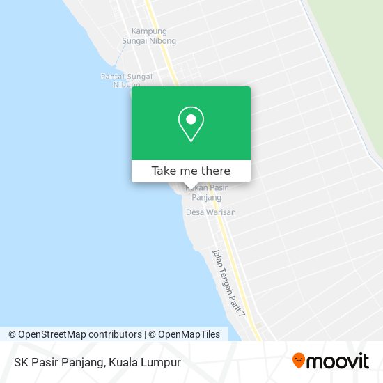Peta SK Pasir Panjang