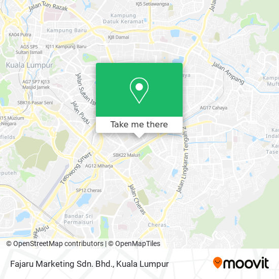 Fajaru Marketing Sdn. Bhd. map