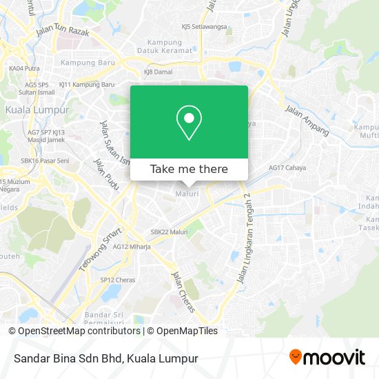 Peta Sandar Bina Sdn Bhd