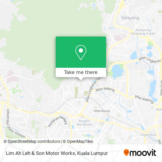 Lim Ah Leh & Son Motor Works map