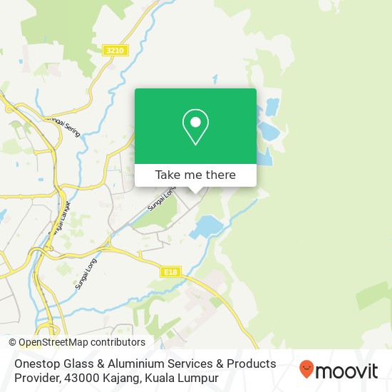 Onestop Glass & Aluminium Services & Products Provider, 43000 Kajang map