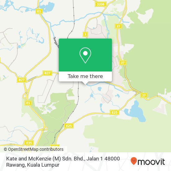 Kate and McKenzie (M) Sdn. Bhd., Jalan 1 48000 Rawang map