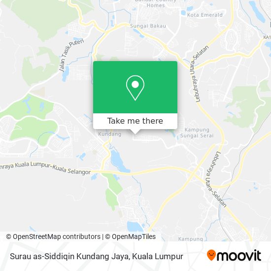 Surau as-Siddiqin Kundang Jaya map