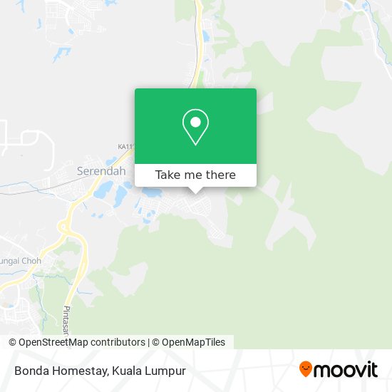 Bonda Homestay map