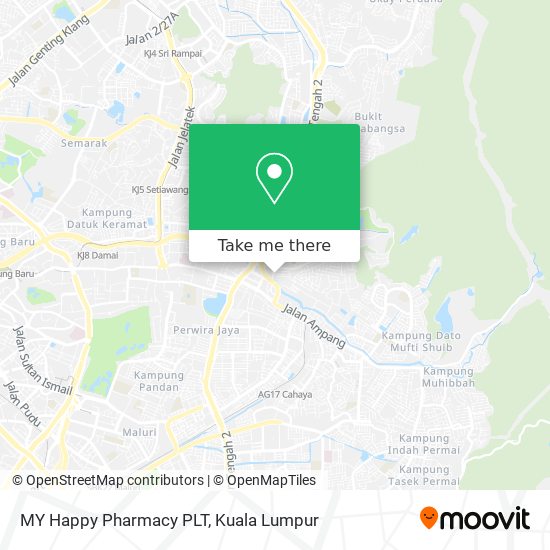 MY Happy Pharmacy PLT map