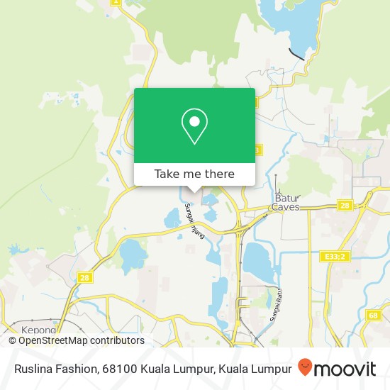 Peta Ruslina Fashion, 68100 Kuala Lumpur