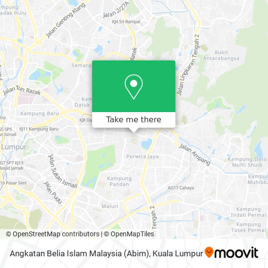 Angkatan Belia Islam Malaysia (Abim) map