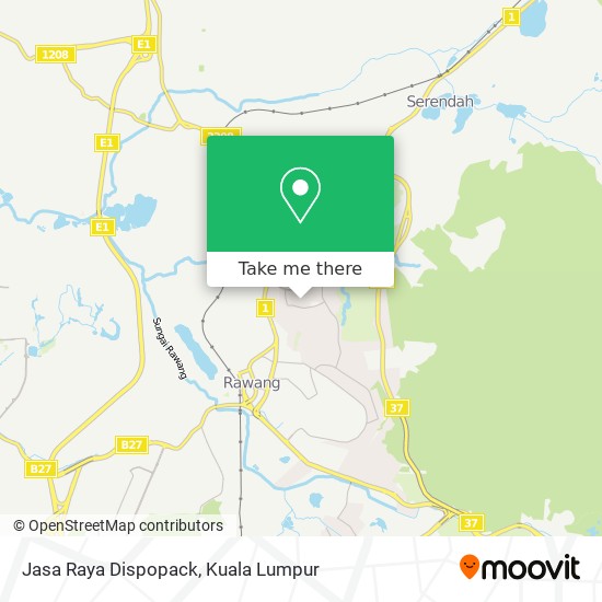 Jasa Raya Dispopack map