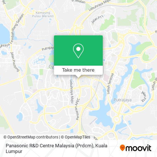 Panasonic R&D Centre Malaysia (Prdcm) map