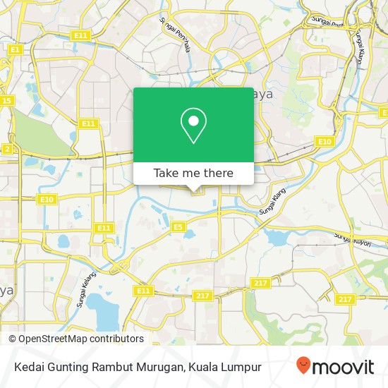 Kedai Gunting Rambut Murugan map