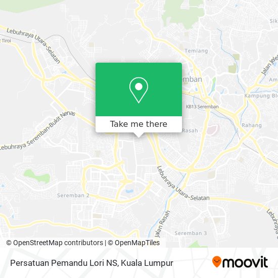 Persatuan Pemandu Lori NS map