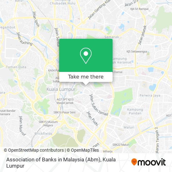 Association of Banks in Malaysia (Abm) map